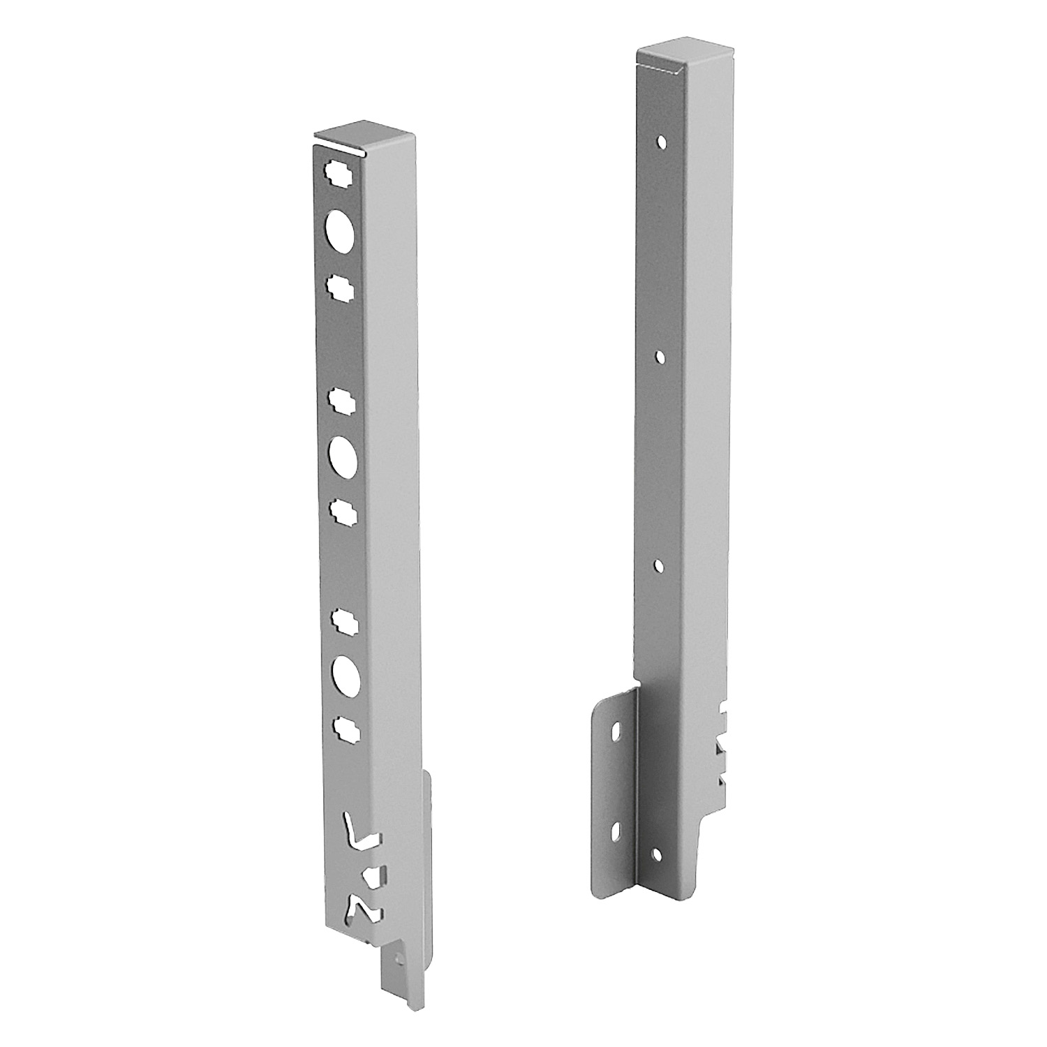 HETTICH Set Rückwandverbinder ArciTech 282 mm, silber, links und rechts, 9150646