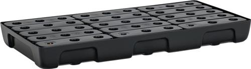CEMO Regalwanne 27l L976xB495xH95mm PE m.PE-Rost u.Leckanzeiger CEMO