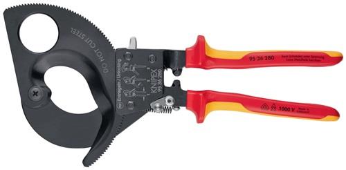 KNIPEX Kabelschneider Gesamt-L.280mm max.52 (380 mm²)mm Mehrkomp.-Hüllen VDE KNIPEX