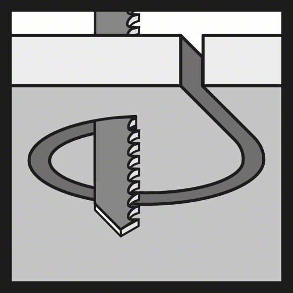 BOSCH Stichsägeblatt T 118 EOF Flexible for Metal, 5er-Pack