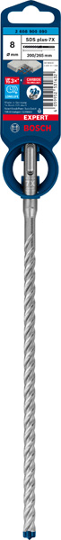 BOSCH EXPERT SDS plus-7X Hammerbohrer, 8 x 200 x 265 mm. Für Bohrhämmer
