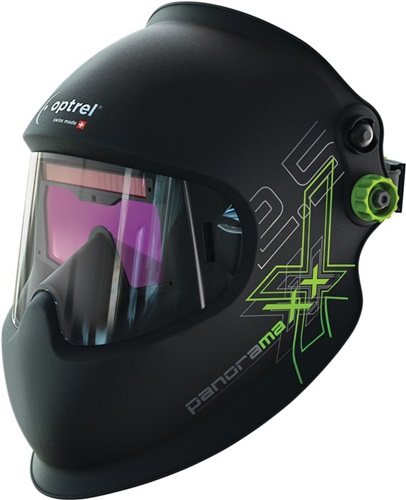 OPTREL Schweißerschutzhelm Panoramaxx 2.5 schwarz 180x120mm DIN 5-12 Krt.OPTREL