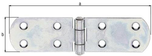 GAH Kistenband H.35mm B.offen156mm S.2mm STA galv.verz.d.pass.GAH