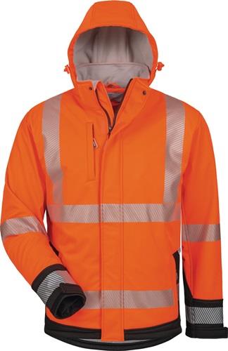 ELYSEE Warnschutz-Softshelljacke Lukas Gr.L orange/schwarz ELYSEE