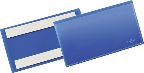 Nordwest Etikettentasche B150xH67mm blau selbstkl.50St./Pack DURABLE
