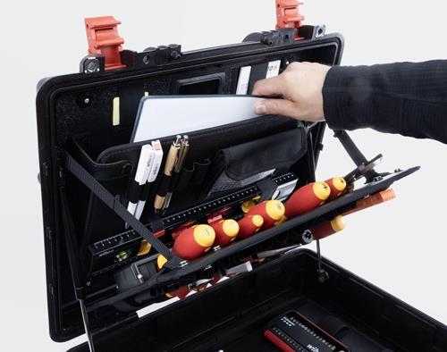 WIHA Werkzeugkoffer XL 2 electric 60-tlg.Trolley f.Elektriker WIHA