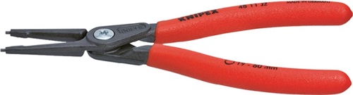 KNIPEX Präzisionssicherungsringzange J 0 f.Bohrungen D.8-13mm L.140mm KNIPEX