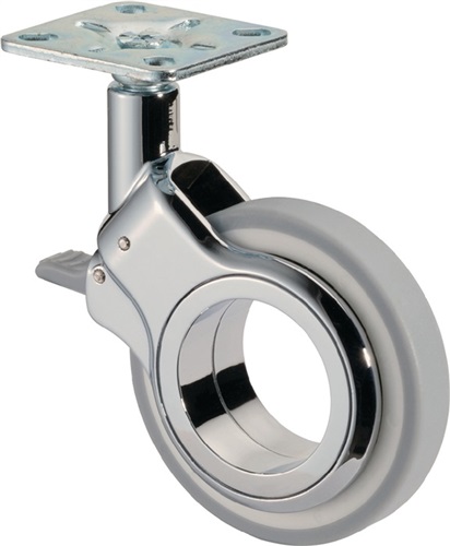 Design-Lenkrolle mit Feststeller