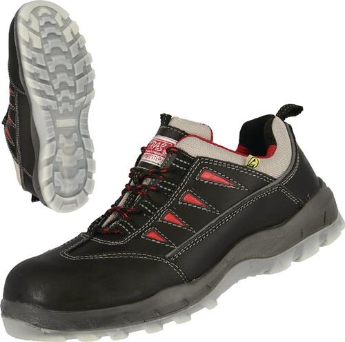 NITRAS Sicherheitsschuh SPORT STEP Gr.43 W.11 schwarz S3 SRC EN ISO 20345,EN 61340-4-3
