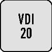 PROMAT Aufnahme VDI20 z.Montagesystem PROMAT