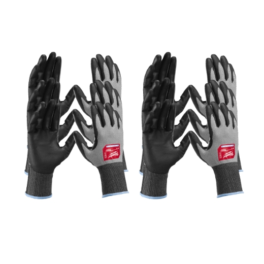 MILWAUKEE Größe 10 (XL) 12er Pack HI-DEX Schnittschutzhandschuhe Klasse B MILWAUKEE Größe 10 (XL) 12er Pack HI-DEX Schnittschutzhandschuhe Klasse B
