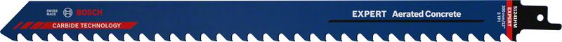 BOSCH EXPERT ‘Aerated Concrete’ S 1241 HM Säbelsägeblatt, 10 Stück. Für Säbelsägen