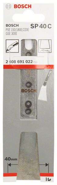 BOSCH Spachtel SP 40 C für Bosch-Elektroschaber, 40 x 80 mm