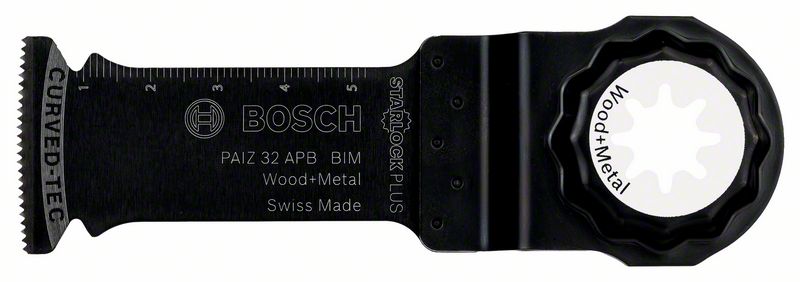 BOSCH BIM Tauchsägeblatt PAIZ 32 APB, Wood and Metal, 60 x 32 mm, 1-er Pack