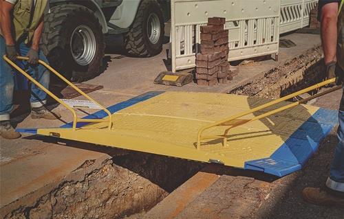 Grabenbrücken-Set 23/05 o.Endst. L.2300mm B.1800mm 44 t SMC/Metall/HDPE G.1128kg
