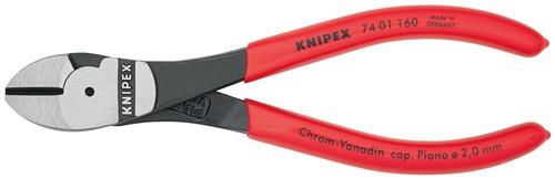 KNIPEX Kraftseitenschneider L.160mm pol.Form 0 Ku.-Überzug KNIPEX