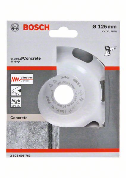 BOSCH Diamanttopfscheibe Expert for Concrete Hohe Geschwindigkeit 125 x 22,23 x 5 mm