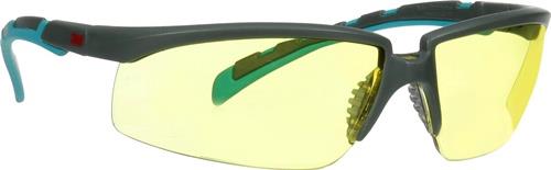 3M Schutzbrille S2003SGAF-BGR-EU EN 166 EN170 Bügel grau/türkis,Scheibe gelb