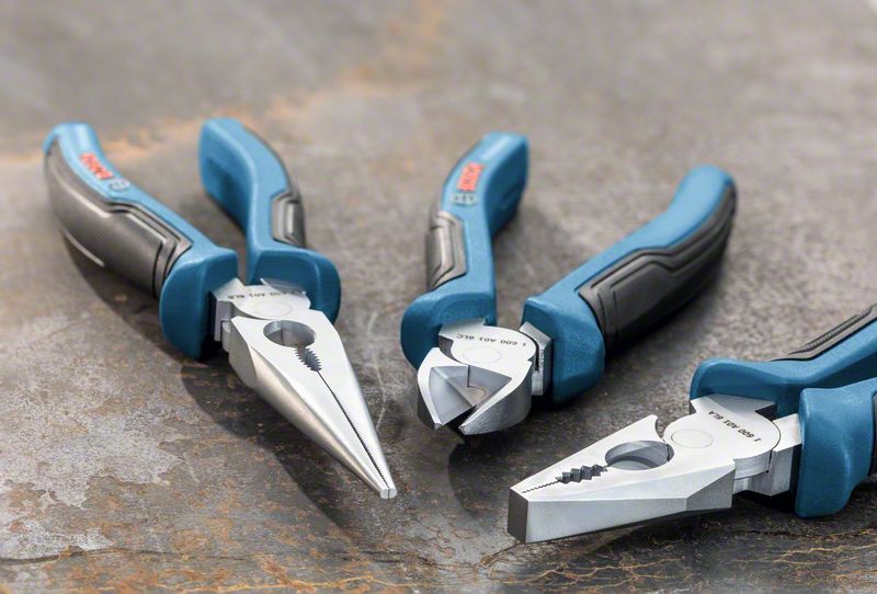 BOSCH Combo Kit: Plier Set Zangen-Set, 3-tlg.