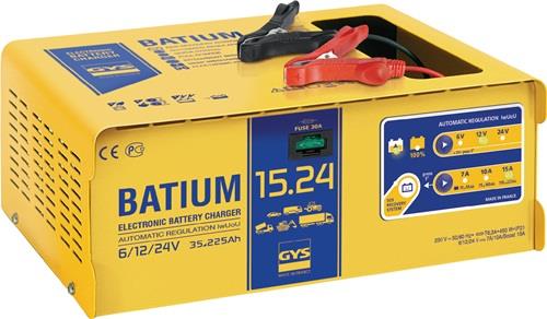 GYS Batterieladegerät BATIUM 15-24 6/12/24 V effektiv:22/arithmetisch: 7-10-15 A GYS