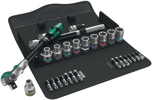 WERA Steckschlüsselsatz Zyklop Speed 28-tlg.1/2 Zoll SW 10-19mm Z.72 6KT WERA WERA Steckschlüsselsatz Zyklop Speed 28-tlg.1/2 Zoll SW 10-19mm Z.72 6KT WERA