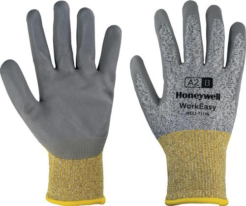 HONEYWELL Schnitthandschuh Workeasy 13G GY PU A2/B Gr.10 grau/gelb EN 388 PSA II HONEYWELL