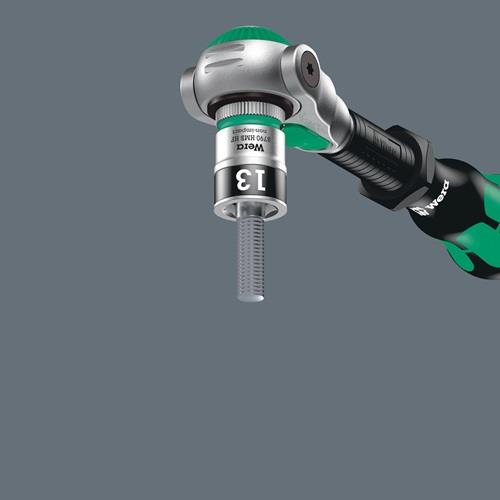 WERA Steckschlüsselsatz 8100 SB HF 1 13-tlg.Innenvierkantant,3/8 Zoll Textilbox WERA WERA Steckschlüsselsatz 8100 SB HF 1 13-tlg.Innenvierkantant,3/8 Zoll Textilbox WERA