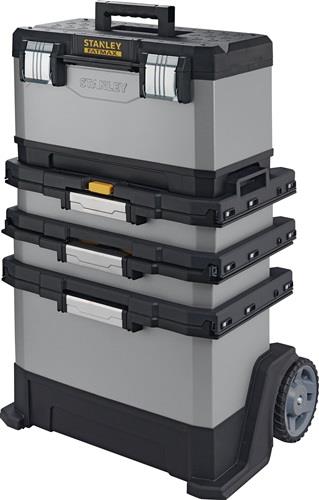 FATMAX Rollende Werkstatt B568xT389xH893mm Ku.u.Metall abnehmbare Werkzeugbox STANLEY