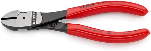 KNIPEX Kraftseitenschneider L.160mm pol.Form 0 Ku.-Überzug KNIPEX