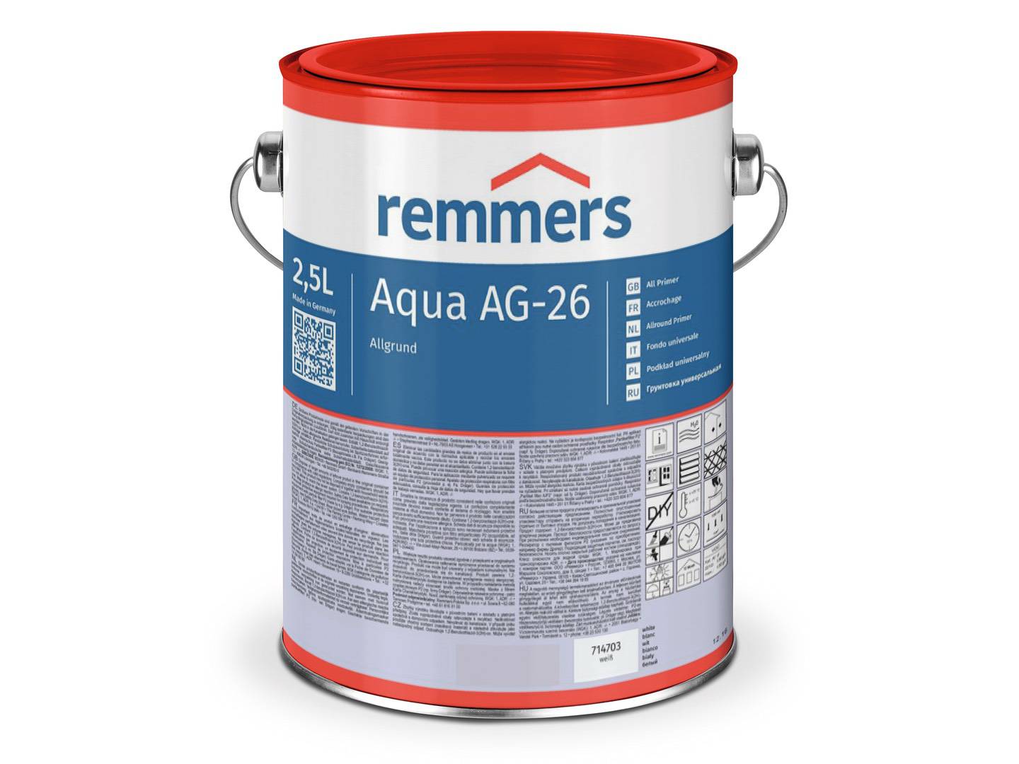 REMMERS Aqua AG-26-Allgrund rotbraun 0,75 l