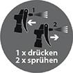 PRESSOL Industriezerstäuber doppelwirkend Fassungsvermögen 0,75l PRESSOL Industriezerstäuber doppelwirkend Fassungsvermögen 0,75l