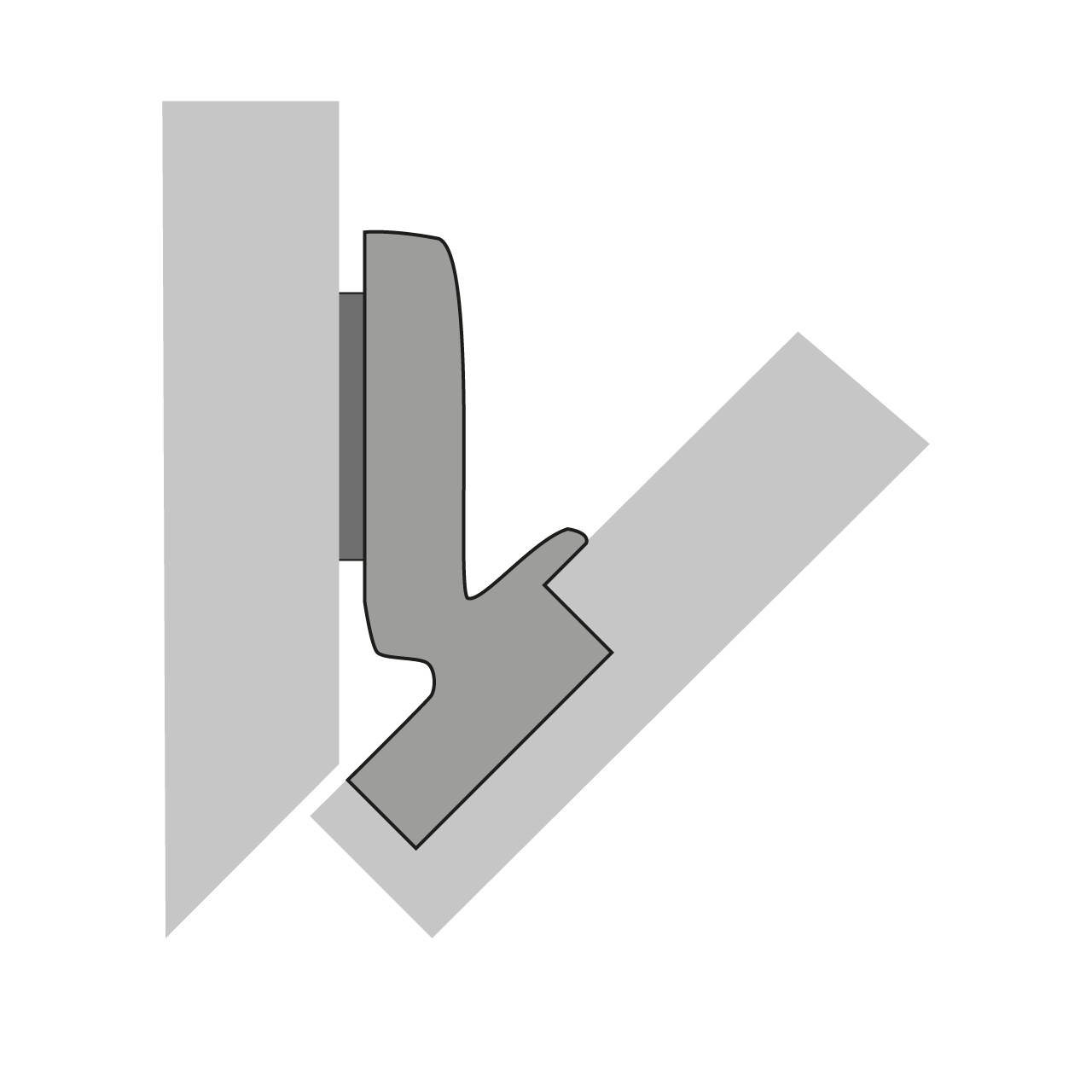 HETTICH Intermat Winkelscharnier W-45,