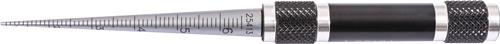TECWERK Lochlehre 4-15mm kon.Abl.0,1mm TECWERK