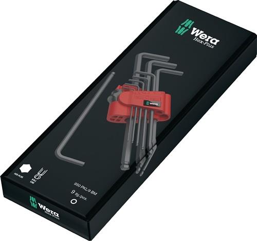 WERA Winkelschraubendrehersatz 950 PKL/9 BM N 9-tlg.Ku.-Halter SW 1,5-10mm WERA Winkelschraubendrehersatz 950 PKL/9 BM N 9-tlg.Ku.-Halter SW 1,5-10mm