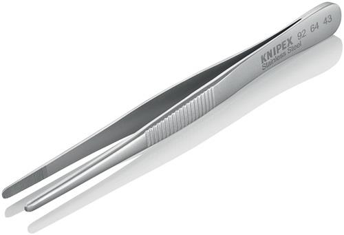 KNIPEX Präzisionspinzette L.120mm ger.Spitzen-B.3mm verchr.KNIPEX