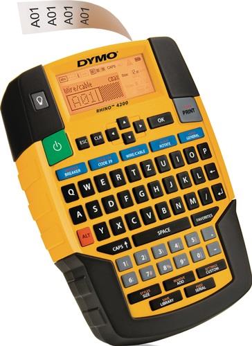 Beschriftungsgerät Rhino 4200 Schriftband-B.6,9,12,19mm Kofferset Beschriftungsgerät Rhino 4200 Schriftband-B.6,9,12,19mm Kofferset