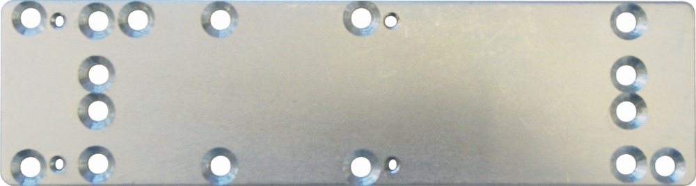 effeff Montageplatte DCA124, Stahl