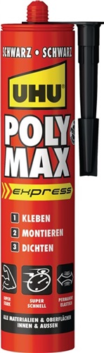 UHU Kleb- u.Dichtstoff POLY MAX POWER schwarz 425g Kartusche UHU