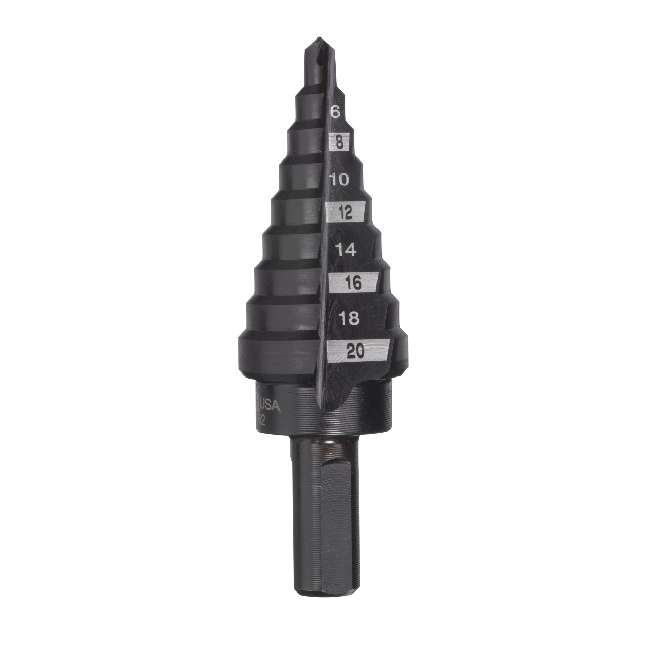 MILWAUKEE 4 bis 20 mm, 2 mm Stufen Stufenbohrer