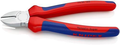 KNIPEX Seitenschneider L.180mm Kopf verchr.Comfort-Griff KNIPEX