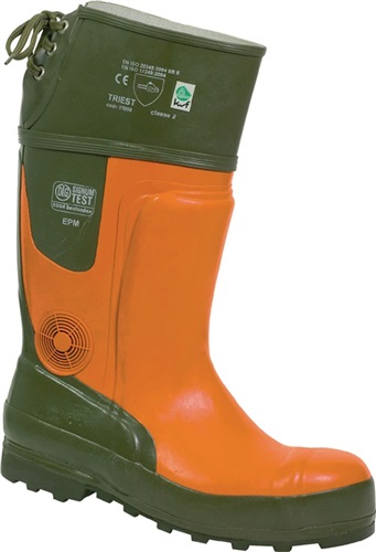 PROMAT Forstsicherheitsstiefel Ulme Gr.45 oliv/orange Naturkautschuk