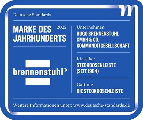 BRENNENSTUHL Steckdosenleiste Eco Line 16 A 250 V Steckd.8 3m H05VV-F 3x1,5 mm² BRENNENSTUHL