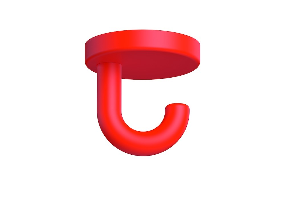 HEWI Deckenhaken 477.90B040, Polyamid, 477.90B040 36