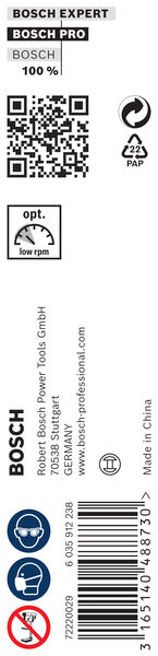 BOSCH Holzschlangenbohrer, Sechskant 16 x 95 x 160 mm, d 11,1 mm