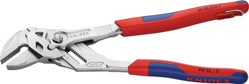 KNIPEX Zangenschlüssel L.250mm Spann-W.52mm verchr.Mehrkomp.-Hülle m.Öse KNIPEX KNIPEX Zangenschlüssel L.250mm Spann-W.52mm verchr.Mehrkomp.-Hülle m.Öse KNIPEX