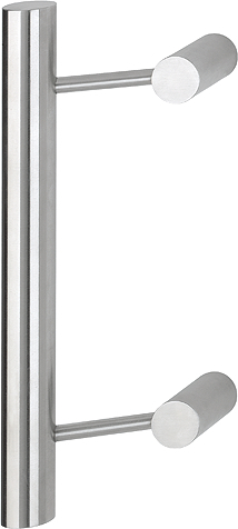 HOPPE    BA 210 mm L   Edelstahl Objekttür, Haustür edelstahl matt