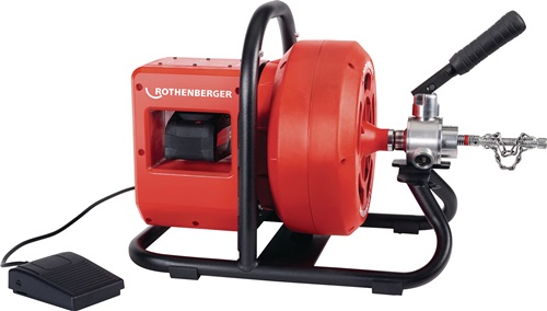 ROTHENBERGER Akku-Rohrreinigungsmaschine RODRUM VarioClean CAS f.Rohr-D.40-100mm 21,6kg ROTHENBERGER Akku-Rohrreinigungsmaschine RODRUM VarioClean CAS f.Rohr-D.40-100mm 21,6kg