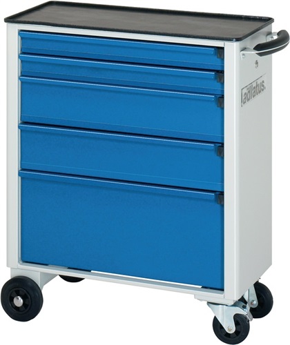 RAU Werkstattwagen Metallablage H860xB700xT350mm grau/blau 2x65,2x130,1x260mm