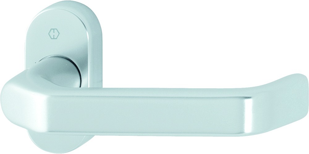 HOPPE® FH Drücker-Halbgarnitur ohne Schlüsselrosette Liverpool FS-1313G/55, Aluminium, 2906084