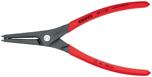 KNIPEX Präzisionssicherungsringzange A 3 f.Wellen D.40-100mm L.225mm KNIPEX